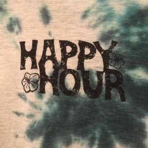 Tie dye happy hour hemp tee
